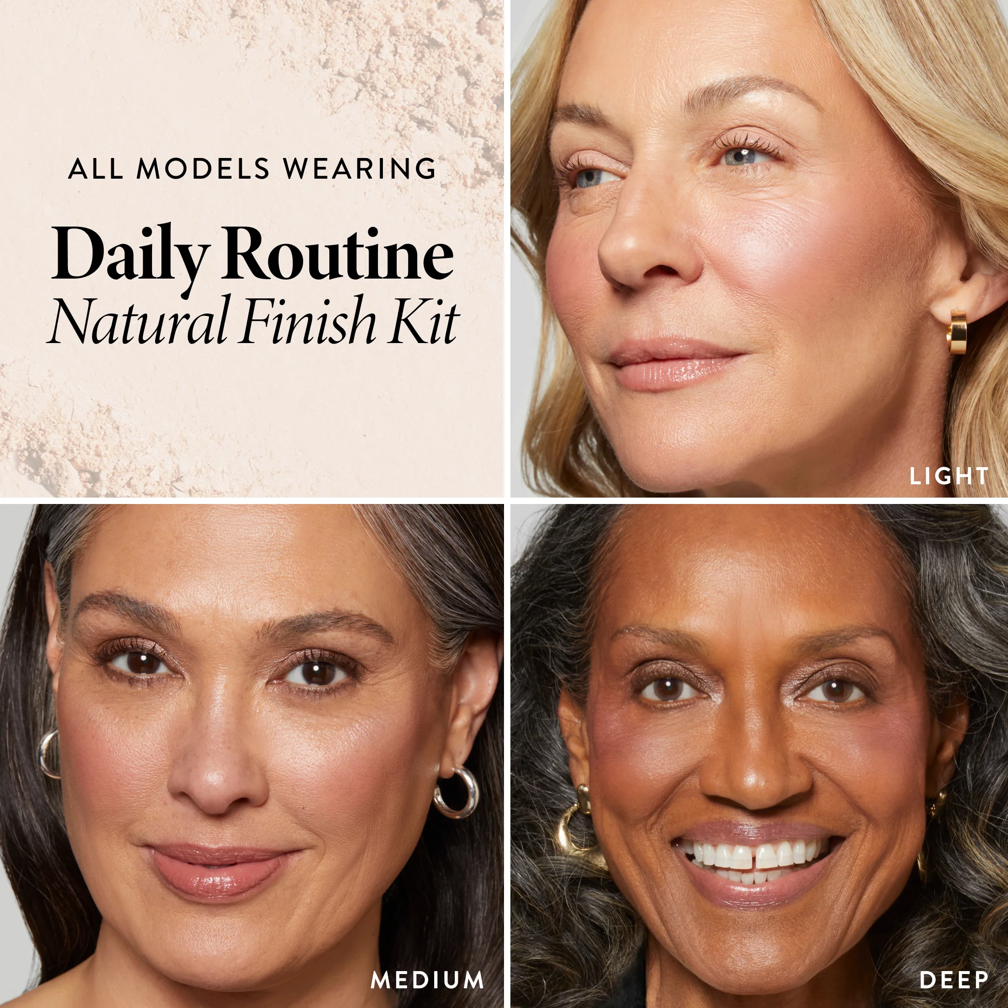 The Daily Routine: Natural Finish Full Face Kit (4 PC) - Image 7