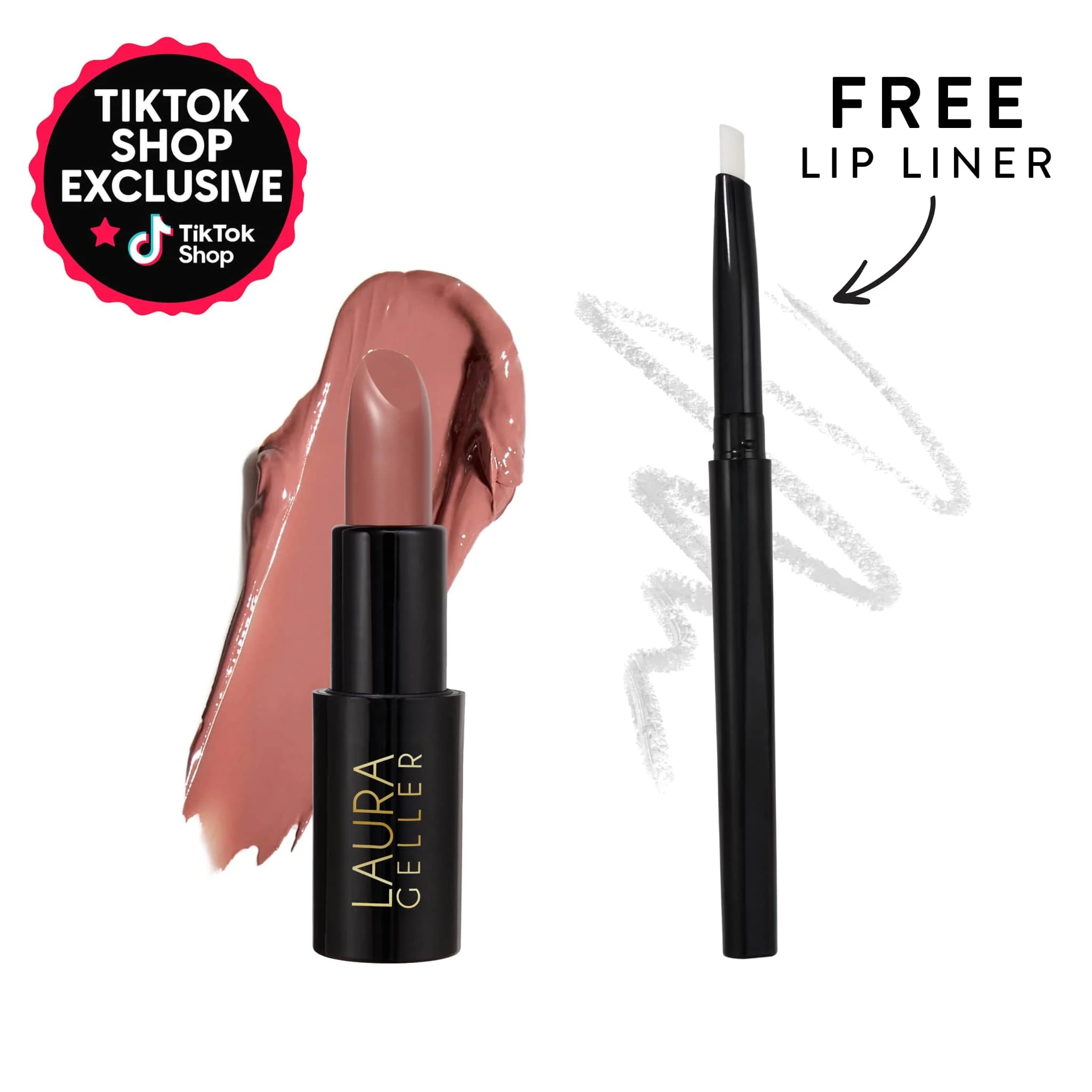 Laura Geller Modern Classic Cream Lipstick (FREE Invisible Color‑Locking Liner) - Image 5