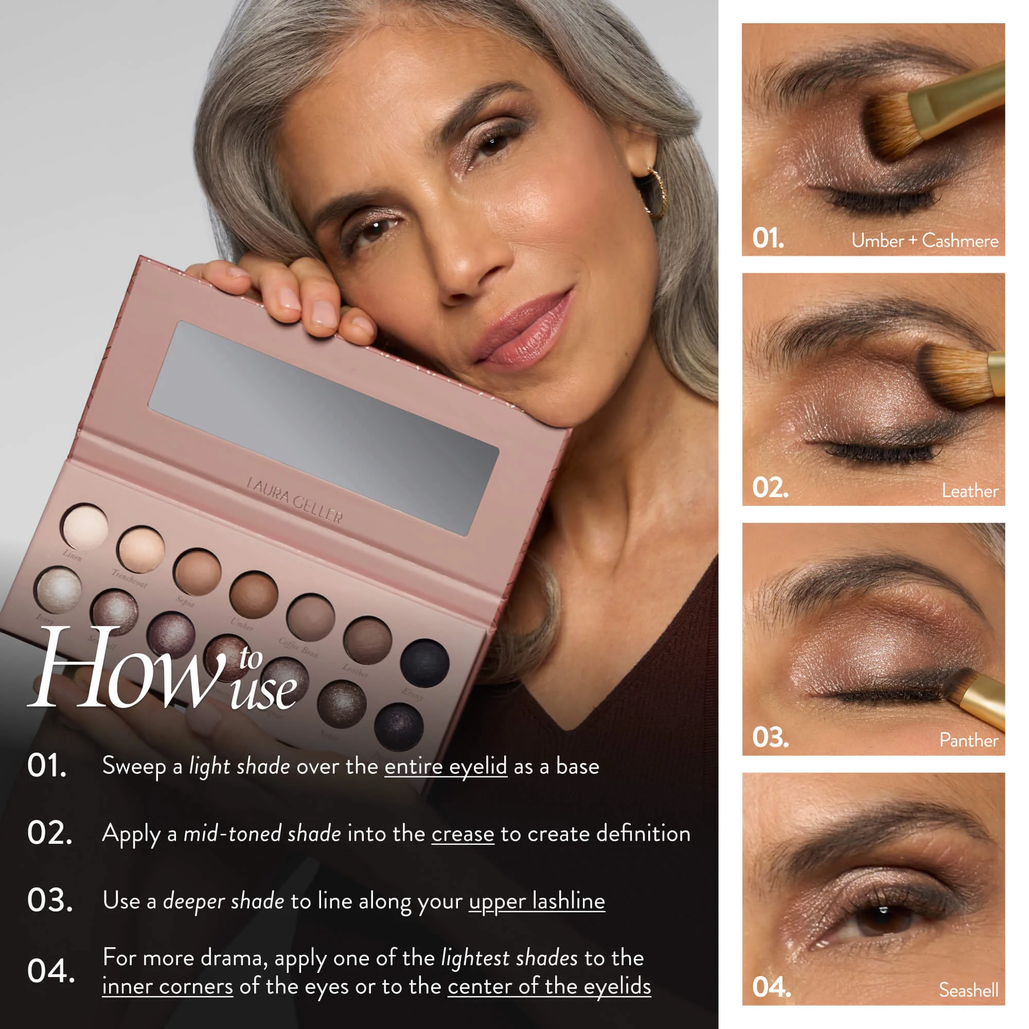 Delectables 14 Multi-Finish Baked Eyeshadows Timeless Tones - Image 6
